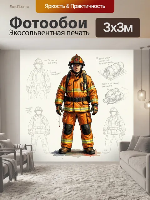 300 × 300 см · Экосольвентная печать