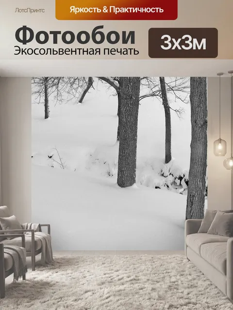 Фотообои Заснеженные Крик