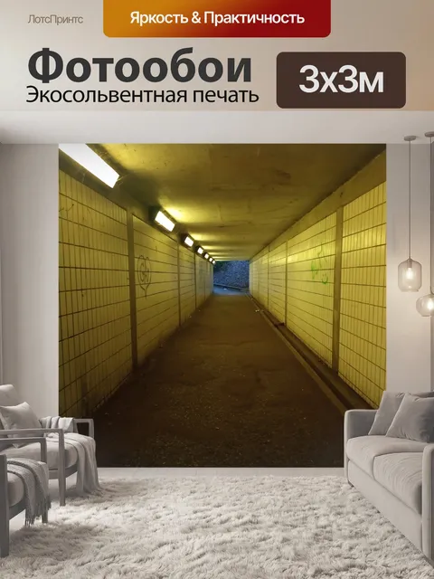 Фотообои туннель