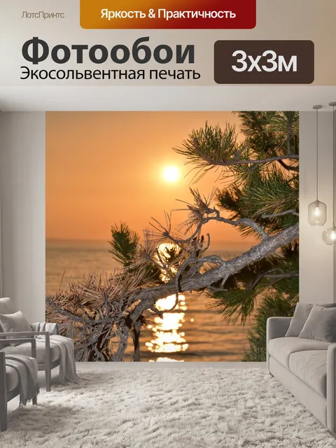 Фотообои Заход солнца