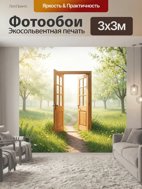 300 × 300 см · Экосольвентная печать
