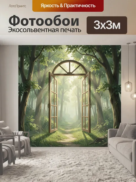 300 × 300 см · Экосольвентная печать