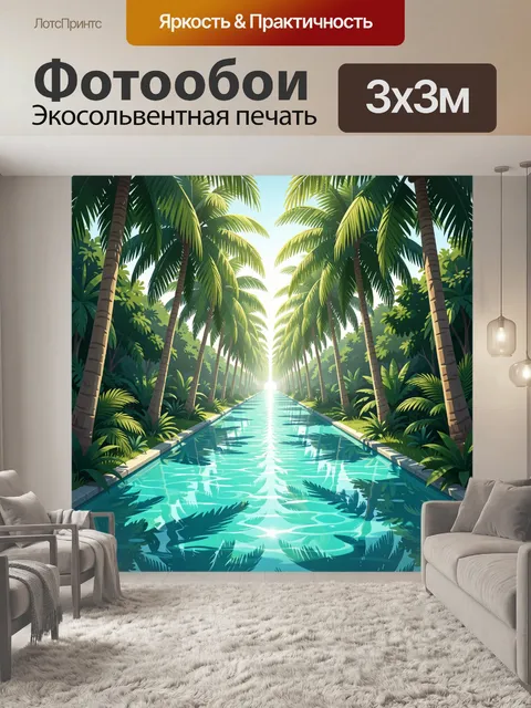 300 × 300 см · Экосольвентная печать