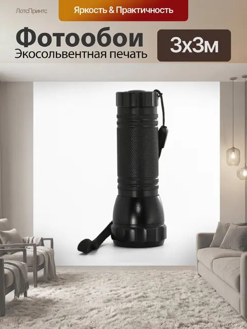 Фотообои Черный фонарик