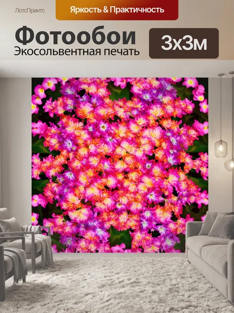 Фотообои цветы в стиле модернизм