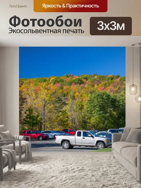 Фотообои Автостоянка в падении