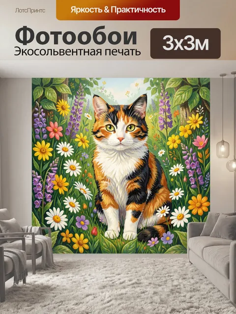 300 × 300 см · Экосольвентная печать