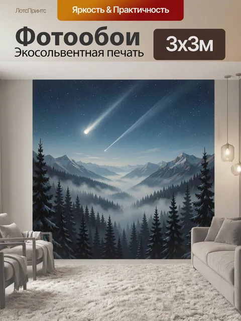 300 × 300 см · Экосольвентная печать