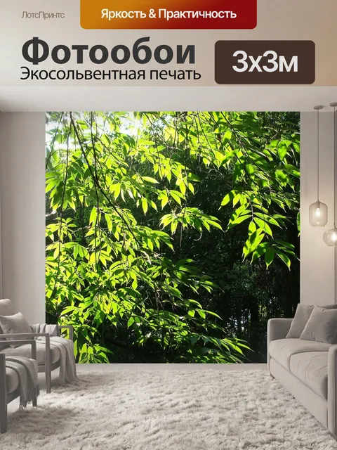 Фотообои Листы
