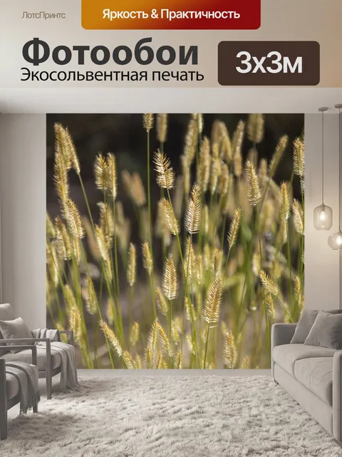 Фотообои лисьи хвосты