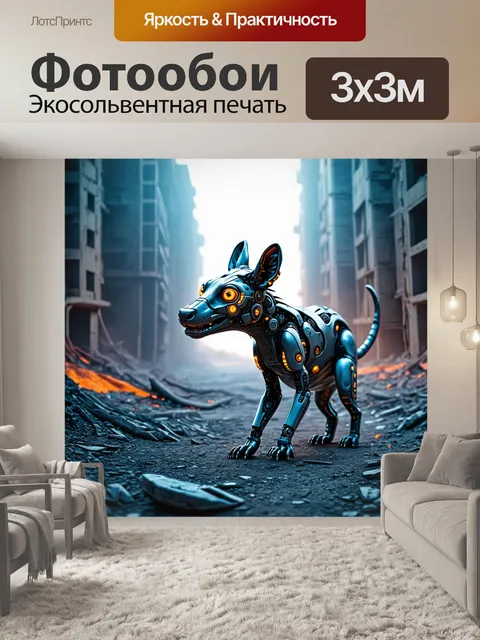 Фотообои животные в стиле научная фантастика