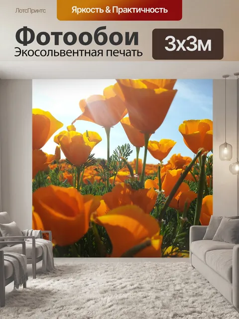 Фотообои Маки