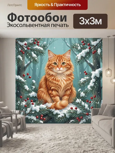 300 × 300 см · Экосольвентная печать