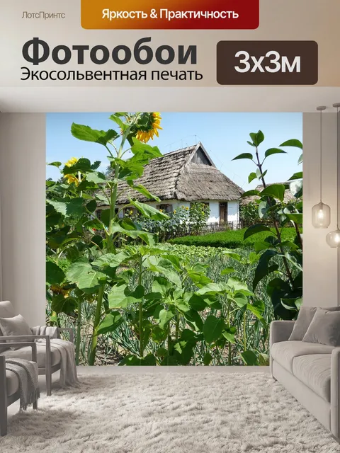 Фотообои Деревня