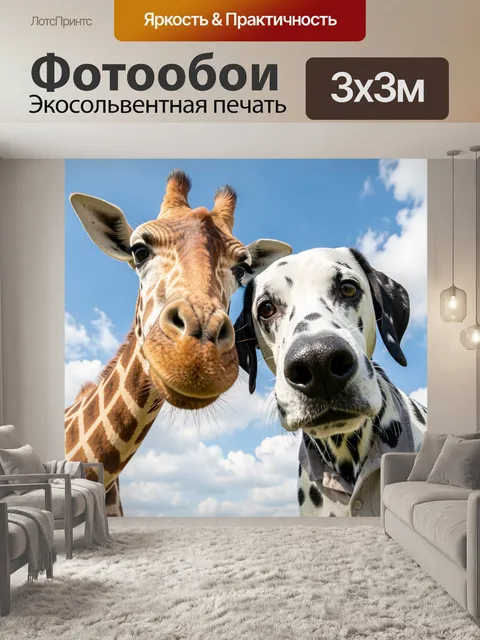 300 × 300 см · Экосольвентная печать