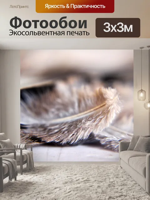 Фотообои Птичьи перья 3
