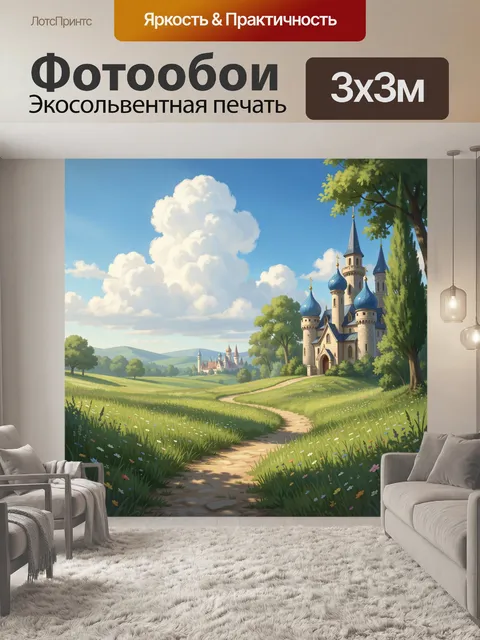 300 × 300 см · Экосольвентная печать