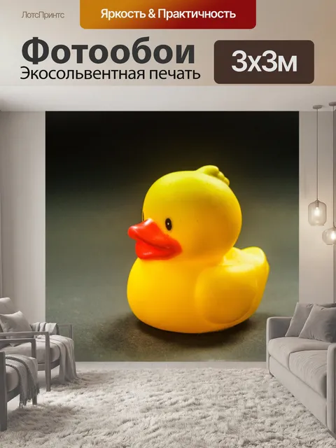 Фотообои ванна утка игрушка
