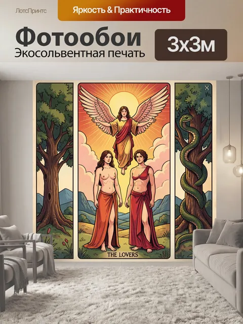 Фотообои Аркан влюблённые с ангелом