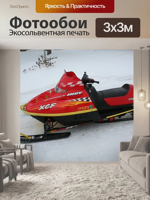 Фотообои Снегоход