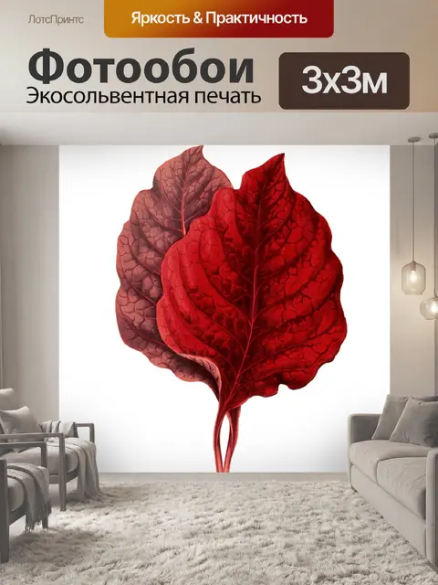 Фотообои Листва лист растение прозрачный