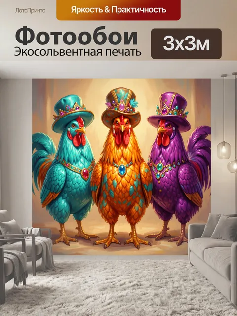 300 × 300 см · Экосольвентная печать