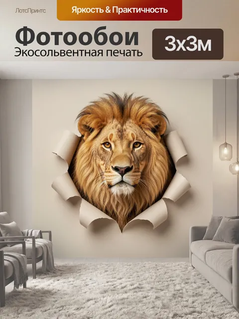 300 × 300 см · Экосольвентная печать
