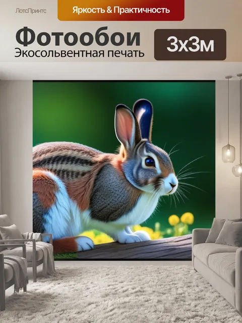Фотообои с кроликом