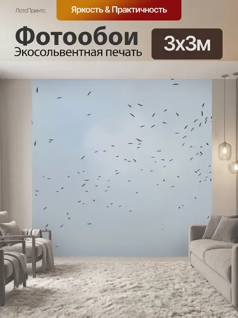 Фотообои Журавли