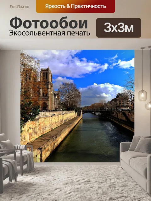 Фотообои Нотр-дам парижа