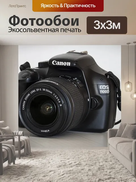 Фотообои Зеркальная фотокамера