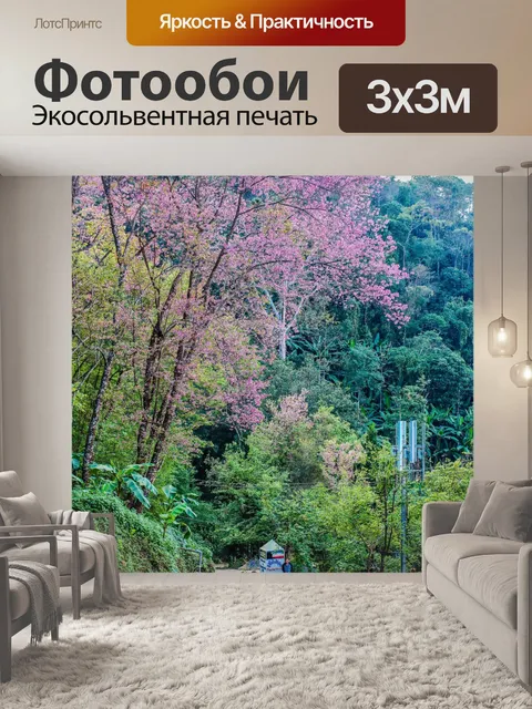 Фотообои Дикая гималайская вишня, Чианг Рай