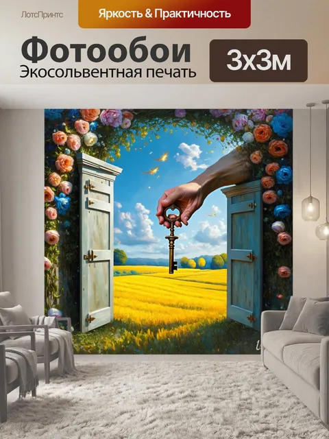 Фотообои создайте цифровую картину