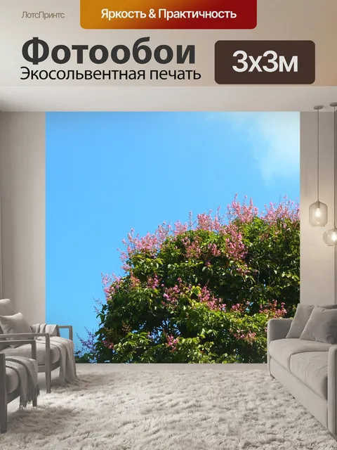 Фотообои Розовый