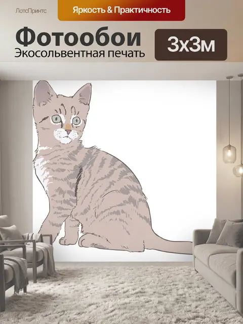 Фотообои Котенок