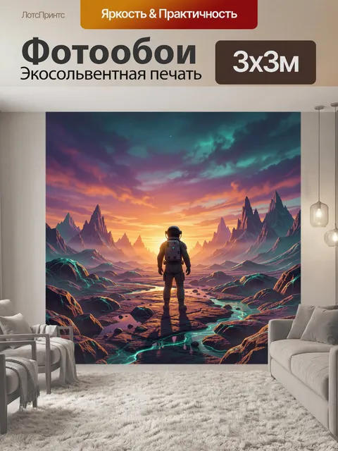 300 × 300 см · Экосольвентная печать