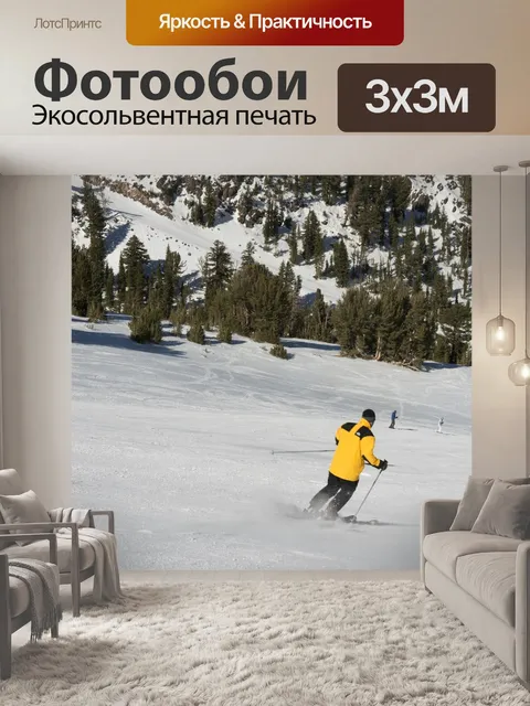 Фотообои Лыжник на склоне