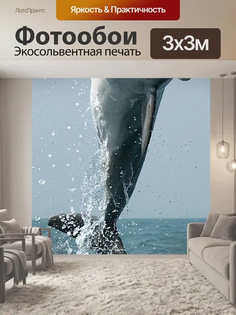 Фотообои дельфин