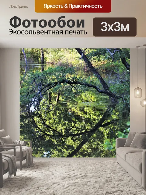 Фотообои Деревенский пруд Размышления