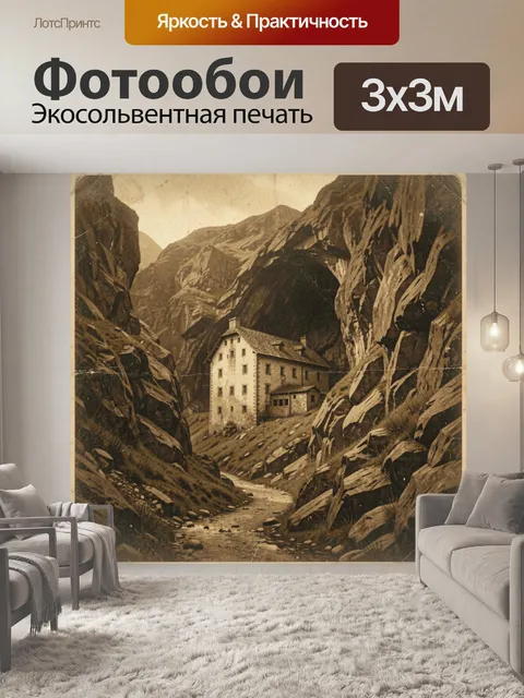 300 × 300 см · Экосольвентная печать