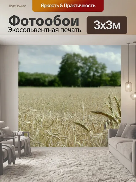 Фотообои Пшеничное поле