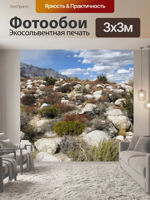 Фотообои Скалистый склон Мамонт, CA