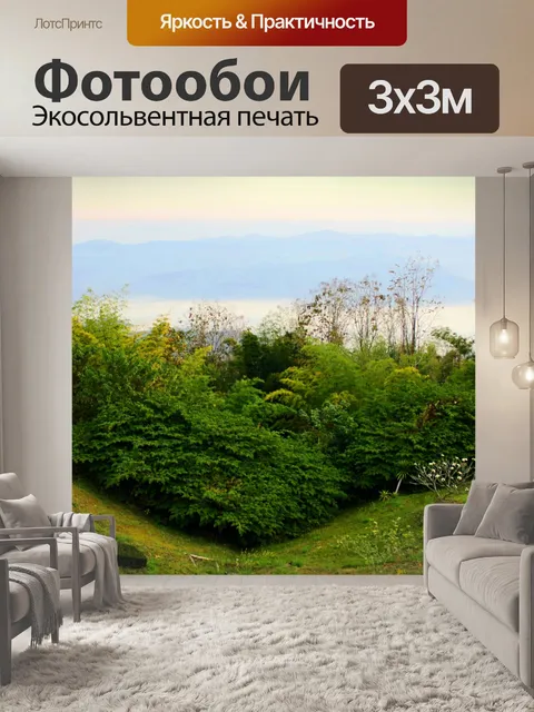 Фотообои Вид на восход солнца утром в Шри Нан