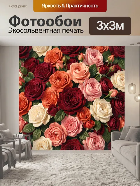 300 × 300 см · Экосольвентная печать