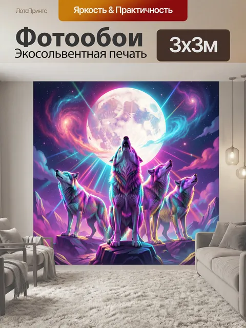 300 × 300 см · Экосольвентная печать