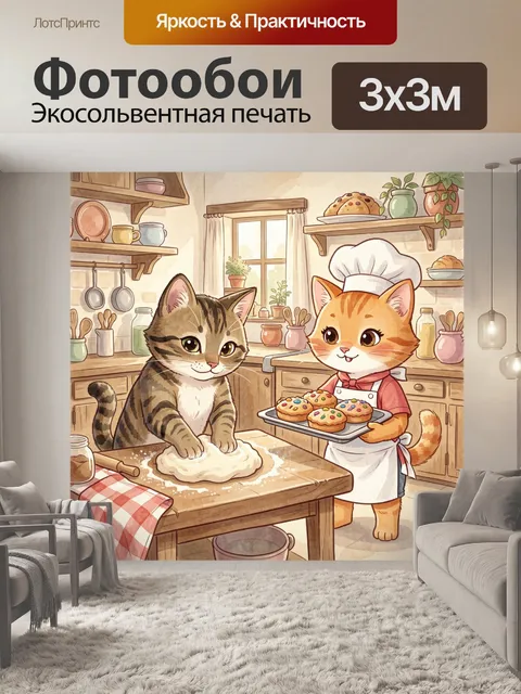 300 × 300 см · Экосольвентная печать