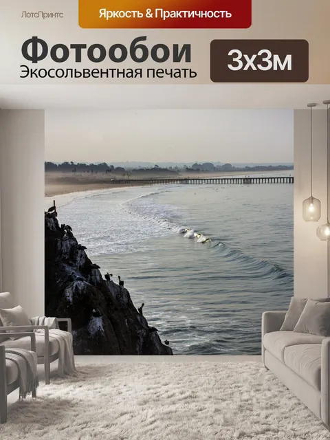 Фотообои Пеликаны и пирс