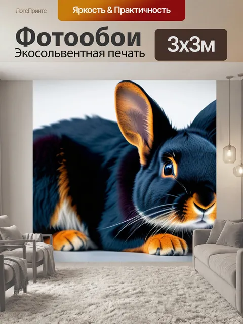 Фотообои с кроликом