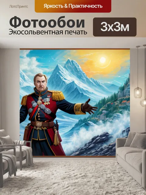 Фотообои с кипеловым