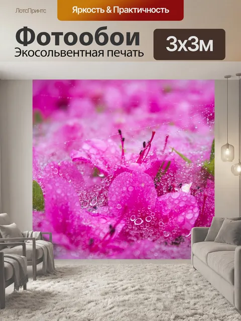 Фотообои Розовый